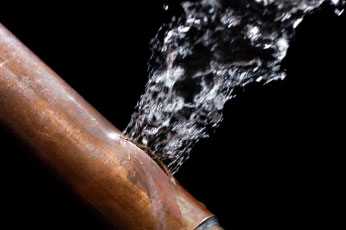 emergency plumbing and burst pipes